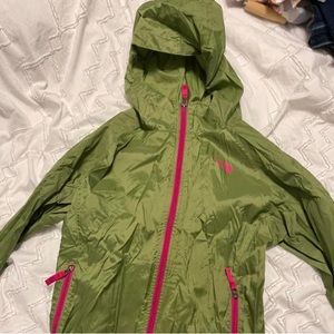 North face rain coat